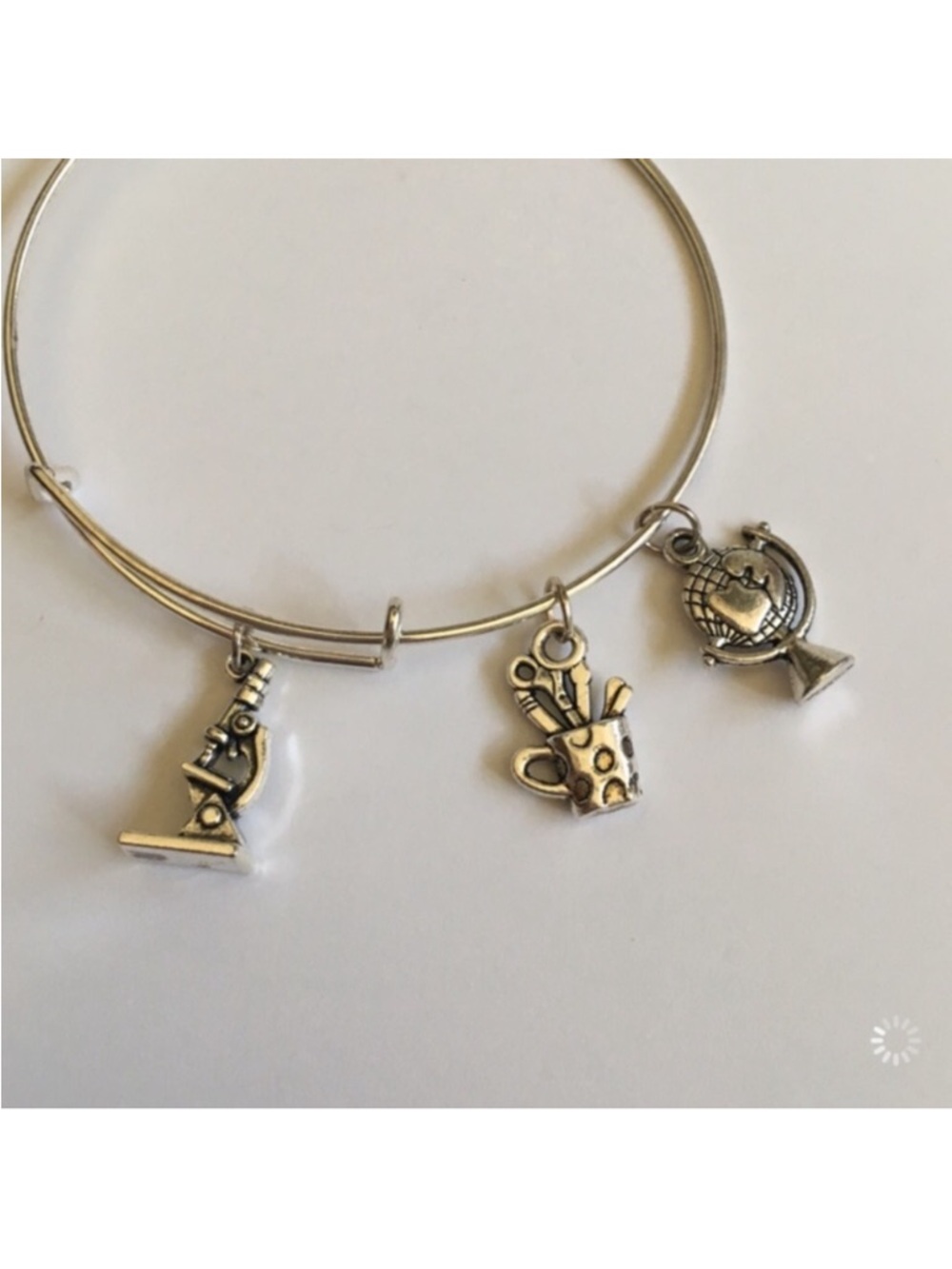 Teacher Science Social Studies Charm Bracelet